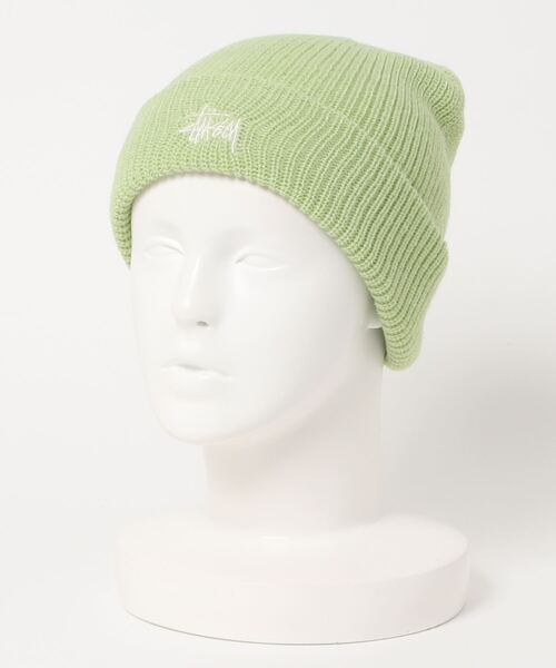 STUSSY(ステューシー)の「【STUSSY / ステューシー】Basic Cuff Beanie(ニットキャップ/ビーニー・メンズ・ブラック/ライトグリーン・FREE)」の10枚目の写真