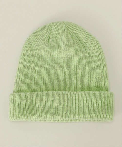 STUSSY(ステューシー)の「【STUSSY / ステューシー】Basic Cuff Beanie(ニットキャップ/ビーニー・メンズ・ブラック/ライトグリーン・FREE)」の3枚目の写真