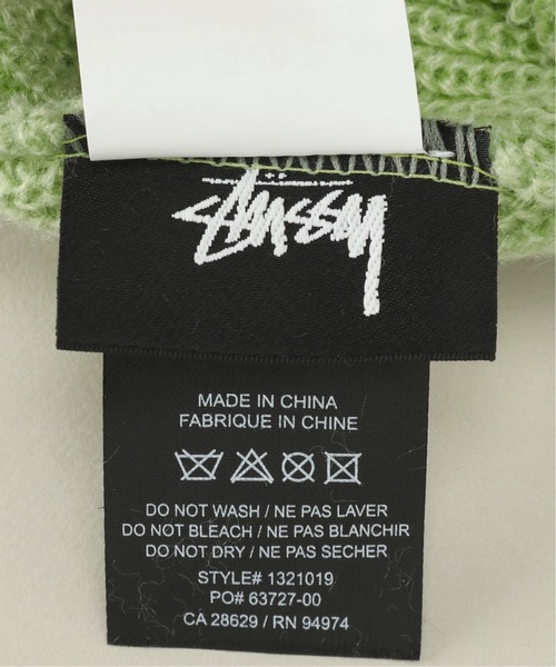 STUSSY(ステューシー)の「【STUSSY / ステューシー】Basic Cuff Beanie(ニットキャップ/ビーニー・メンズ・ブラック/ライトグリーン・FREE)」の6枚目の写真