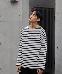 green label relaxing | ＜green label relaxing＞GIZA バスク ボーダー 長袖 カットソー(Tシャツ/カットソー)