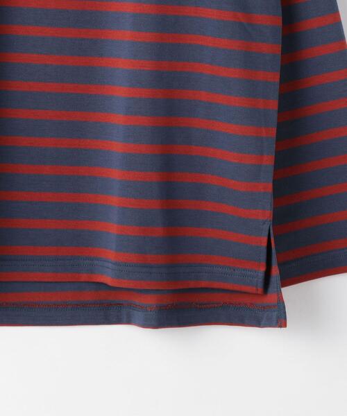 green label relaxing（グリーンレーベルリラクシング）の「OLT＜green label relaxing＞GIZA バスク ボーダー 長袖 カットソー（Tシャツ/カットソー・メンズ・ホワイト/コバルトブルー/ブラック・S/M/L/XL）」の17枚目の写真