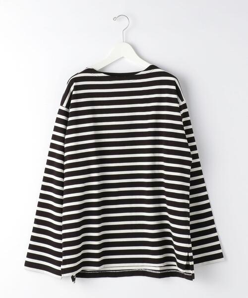 green label relaxing（グリーンレーベルリラクシング）の「OLT＜green label relaxing＞GIZA バスク ボーダー 長袖 カットソー（Tシャツ/カットソー・メンズ・ホワイト/コバルトブルー/ブラック・S/M/L/XL）」の21枚目の写真