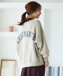 le.coeur blanc | バックロゴリラックス裏毛プルオーバー(スウェット)