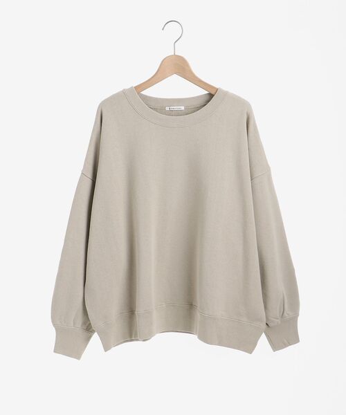 le.coeur blanc(ルクールブラン)の「バックロゴリラックス裏毛プルオーバー(スウェット・レディース・ベージュ/ダークグレー・FREE)」の22枚目の写真