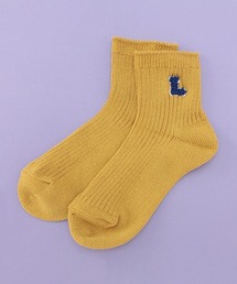 LOVETOXIC | サガラ刺しゅうリブクルーソックス(ソックス/靴下)