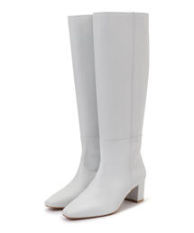 TOMORROWLAND セミスクエアトゥーロングブーツ