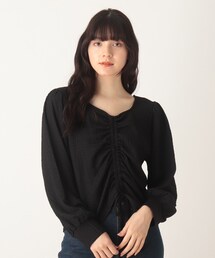 Cutie Blonde（キューティーブロンド）の「◆【S-L】フロントギャザープルオーバー（シャツ/ブラウス）」