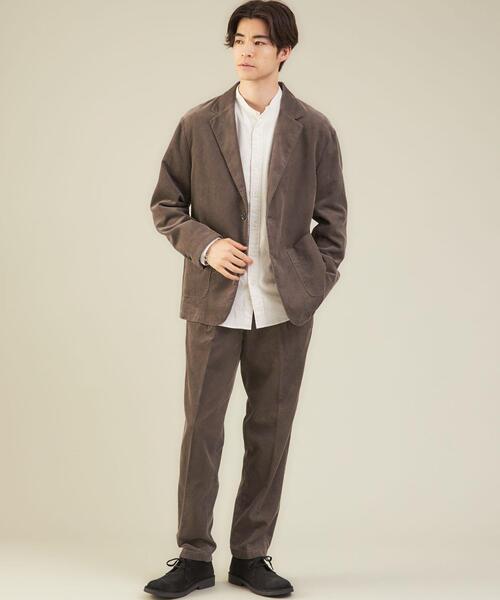 green label relaxing(グリーンレーベルリラクシング)の「16W コーデュロイ 1P ユーティリティー ワイドテーパード パンツ(その他パンツ・メンズ・モカ/ベージュ/ブラック・L/M/XL/S)」の6枚目の写真