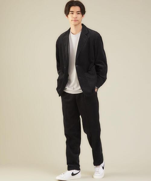 green label relaxing(グリーンレーベルリラクシング)の「16W コーデュロイ 1P ユーティリティー ワイドテーパード パンツ(その他パンツ・メンズ・モカ/ベージュ/ブラック・L/M/XL/S)」の18枚目の写真