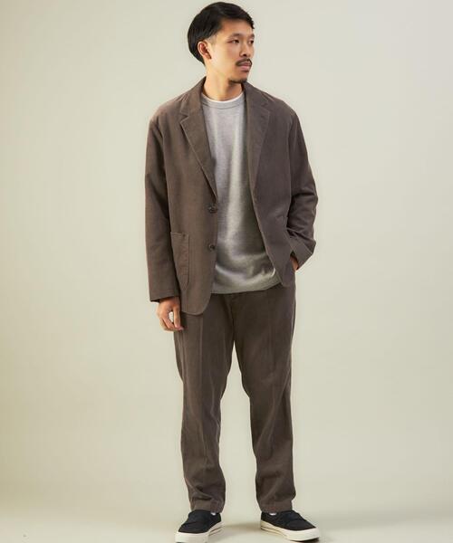 green label relaxing(グリーンレーベルリラクシング)の「16W コーデュロイ 1P ユーティリティー ワイドテーパード パンツ(その他パンツ・メンズ・モカ/ベージュ/ブラック・L/M/XL/S)」の15枚目の写真