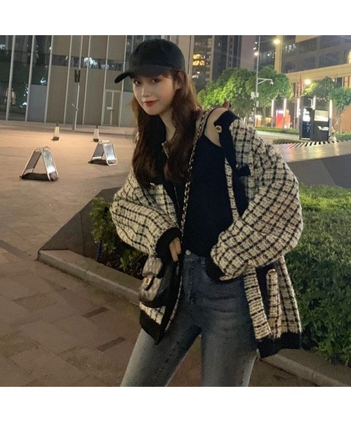 SpRay（スプレイ）の「ジャガードラメバイカラーロングカーディガン（カーディガン/ボレロ・レディース・アイボリー/ブラック・FREE）」の3枚目の写真