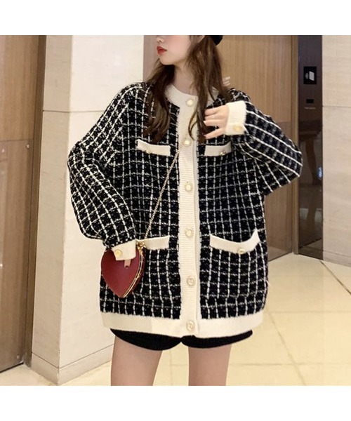 SpRay（スプレイ）の「ジャガードラメバイカラーロングカーディガン（カーディガン/ボレロ・レディース・アイボリー/ブラック・FREE）」の12枚目の写真