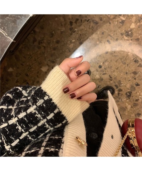 SpRay（スプレイ）の「ジャガードラメバイカラーロングカーディガン（カーディガン/ボレロ・レディース・アイボリー/ブラック・FREE）」の15枚目の写真