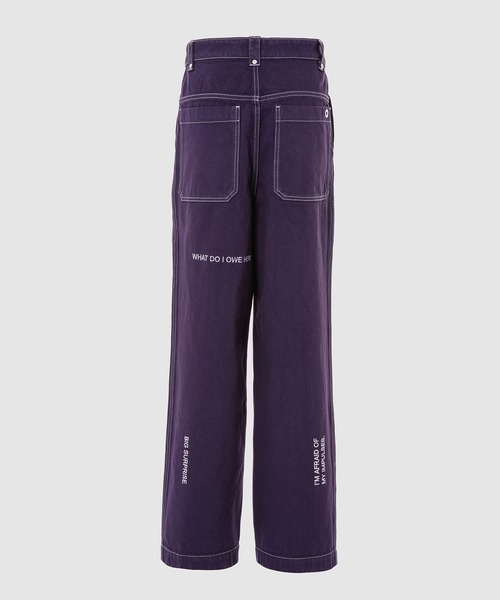 ETUDES(エチュード)の「EDGE DENIM MS PURPLE(デニムパンツ・メンズ・パープル・46/48/44)」の2枚目の写真
