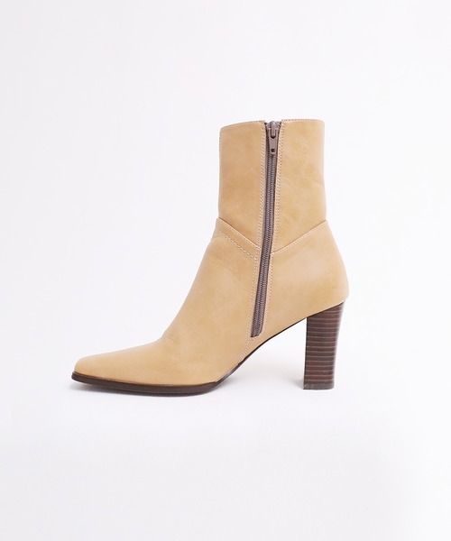 RANDEBOO（ランデブー）の「Sharp short boots（ブーツ・レディース・グリーン/ブラック/ベージュ・L/M/S）」の19枚目の写真