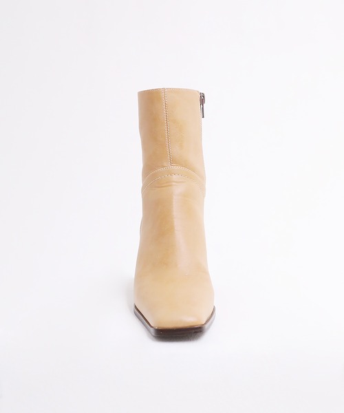 RANDEBOO（ランデブー）の「Sharp short boots（ブーツ・レディース・グリーン/ブラック/ベージュ・L/M/S）」の5枚目の写真