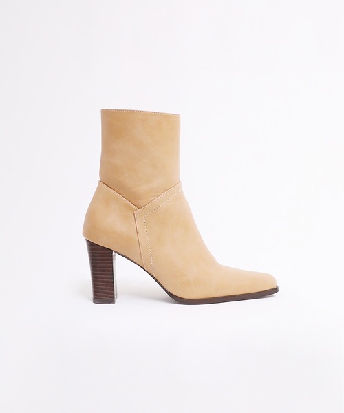 RANDEBOO（ランデブー）の「Sharp short boots（ブーツ・レディース・グリーン/ブラック/ベージュ・L/M/S）」の14枚目の写真