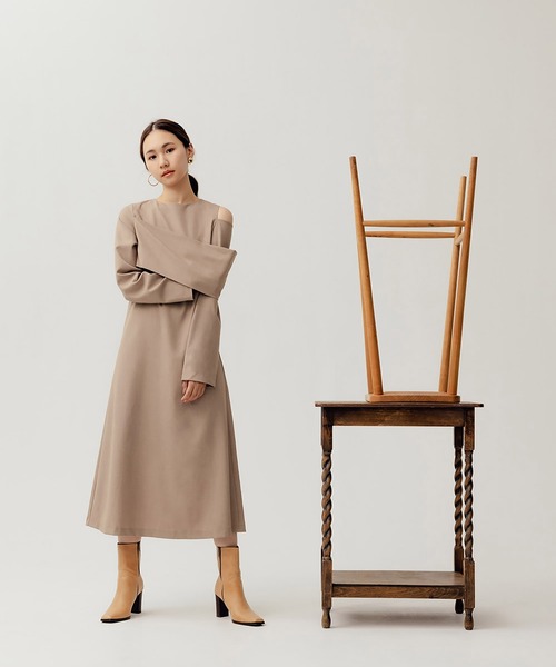 RANDEBOO（ランデブー）の「Sharp short boots（ブーツ・レディース・グリーン/ブラック/ベージュ・L/M/S）」の8枚目の写真