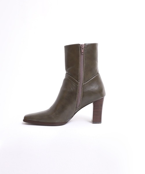 RANDEBOO（ランデブー）の「Sharp short boots（ブーツ・レディース・グリーン/ブラック/ベージュ・L/M/S）」の20枚目の写真