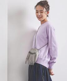 UNITED ARROWS | ＜UNITED ARROWS＞W バイアス クルーネック ニット W(ニット/セーター)