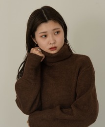 Amiur | high neck chewy knit(ニット/セーター)