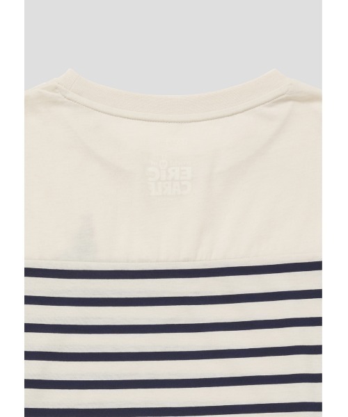 Design Tshirts Store graniph（デザイン　ティーシャツ　ストア　グラニフ）の「スタンド(エリック カール)｜コラボボーダー長袖Tシャツ（Tシャツ/カットソー・レディース・ナチュラル・FREE）」の8枚目の写真