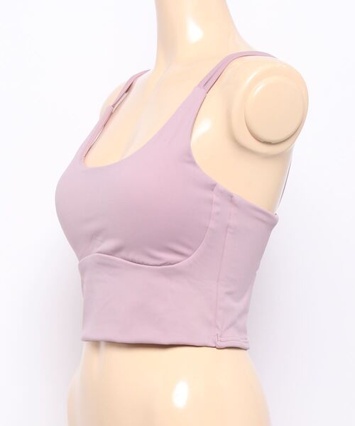 りい　3点M NOMOMO ピンクベージュ スポーツブラ　ミノモモ スポーツブラ|32MJB870|ミズノトレーニング|トレーニングウエア|ミズノ