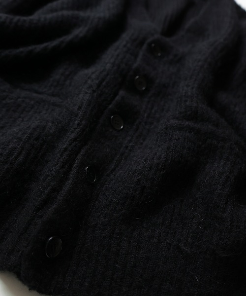 NUMBER (N)INE（ナンバーナイン）の「MOHAIR BRUSHED KNIT CARDIGAN（カーディガン/ボレロ・メンズ・ブラック/グレー/ネイビー・2/3/4）」の12枚目の写真