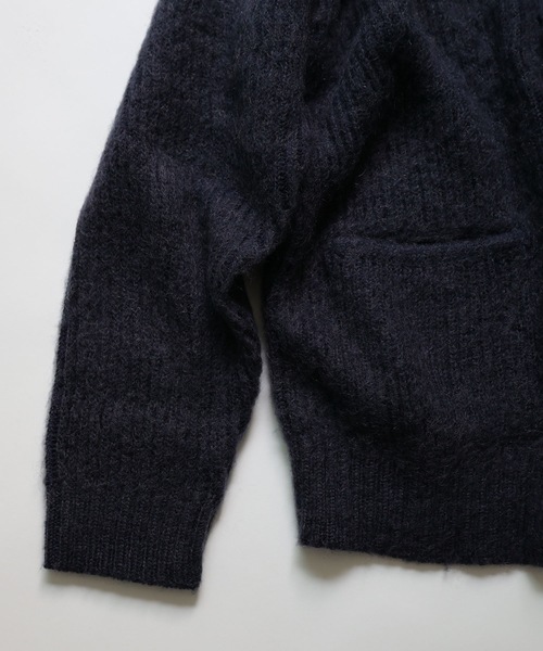 NUMBER (N)INE（ナンバーナイン）の「MOHAIR BRUSHED KNIT CARDIGAN（カーディガン/ボレロ・メンズ・ブラック/グレー/ネイビー・2/3/4）」の16枚目の写真