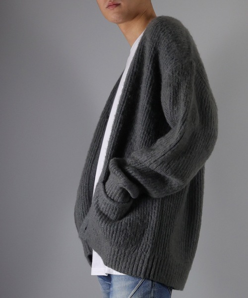 NUMBER (N)INE（ナンバーナイン）の「MOHAIR BRUSHED KNIT CARDIGAN（カーディガン/ボレロ・メンズ・ブラック/グレー/ネイビー・2/3/4）」の17枚目の写真