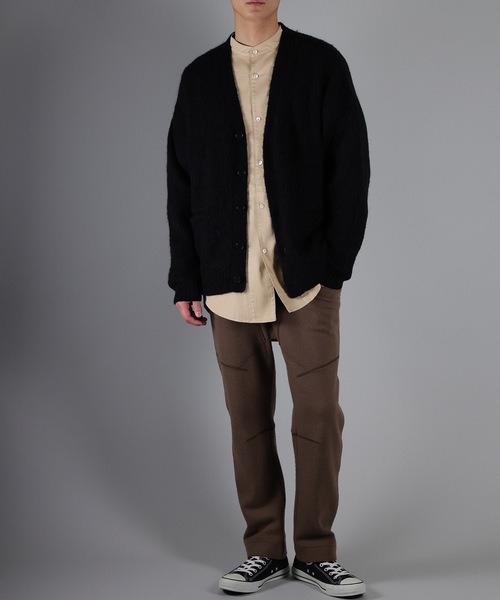 NUMBER (N)INE（ナンバーナイン）の「MOHAIR BRUSHED KNIT CARDIGAN（カーディガン/ボレロ・メンズ・ブラック/グレー/ネイビー・2/3/4）」の5枚目の写真