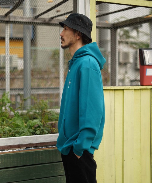 DOGTOWN（ドッグタウン）の「CROSS LOGO Cardboard knit HOODIE/DOGTOWN(ドッグタウン）プルオーバーパーカー（パーカー・メンズ・ブラック/ブルー系その他・MEDIUM/LARGE/X-LARGE）」の6枚目の写真