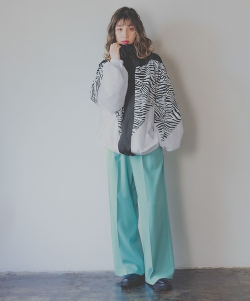 PBLIM(ページボーイリム)の「PAGEBOYLIM/シャカシャカハイショクブルゾン(ブルゾン・レディース・グレー系その他/グリーン系その他/ブラック系その他/ブルー・FREE)」の8枚目の写真