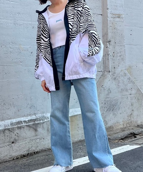 PBLIM(ページボーイリム)の「PAGEBOYLIM/シャカシャカハイショクブルゾン(ブルゾン・レディース・グレー系その他/グリーン系その他/ブラック系その他/ブルー・FREE)」の12枚目の写真