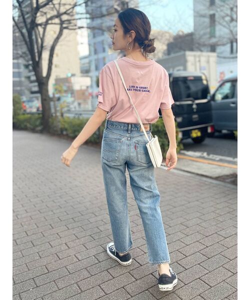 Ungrid（アングリッド）の「ハイウエストスリムテーパードデニム（デニムパンツ・レディース・ブラック/ブルー・24inch/25inch/26inch）」の22枚目の写真