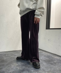 センターシームベロアパンツ【ZOZOTOWN限定アイテム】