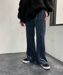 センターシームベロアパンツ【ZOZOTOWN限定アイテム】