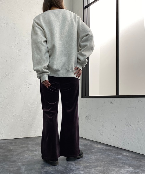 apres jour mignon(アプレジュールミニョン)の「センターシームベロアパンツ【ZOZOTOWN限定アイテム】(その他パンツ・レディース・ダークブルー/パープル/ブラック・X-LARGE/SMALL/MEDIUM)」の19枚目の写真