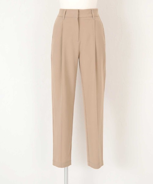 UR'S（ユアーズ）の「ﾌﾚｱｽﾘｰﾌﾞﾄｯﾌﾟｽ×ﾃｰﾊﾟｰﾄﾞﾊﾟﾝﾂ（セットアップ・レディース・ブラック/ネイビー/グリーン/ベージュ・S/M/L）」の21枚目の写真