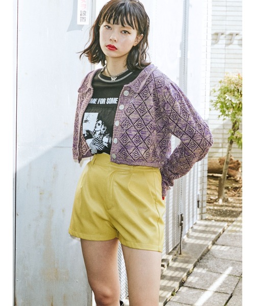 jouetie（ジュエティ）の「カラーステッチグランジ ロンT（Tシャツ/カットソー・レディース・ブラック/レッド/オフホワイト・MEDIUM）」の13枚目の写真