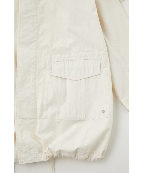 MOUSSY（マウジー）の「UTILITY CAPE ジャケット（ミリタリージャケット・レディース・カーキ/ターコイズブルー/アイボリー・FREE）」の14枚目の写真