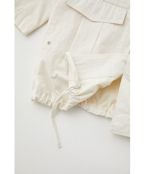 MOUSSY（マウジー）の「UTILITY CAPE ジャケット（ミリタリージャケット・レディース・カーキ/ターコイズブルー/アイボリー・FREE）」の16枚目の写真