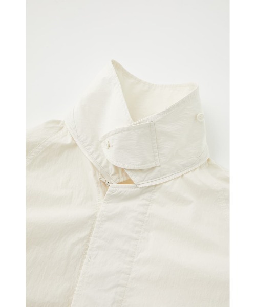 MOUSSY（マウジー）の「UTILITY CAPE ジャケット（ミリタリージャケット・レディース・カーキ/ターコイズブルー/アイボリー・FREE）」の9枚目の写真