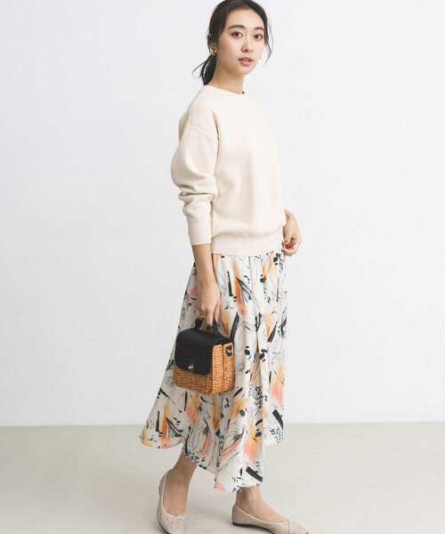 URBAN RESEARCH ROSSO(アーバンリサーチロッソ)の「アートプリントスカート(スカート・レディース・ブルー系その他/オレンジ系その他・FREE)」の9枚目の写真