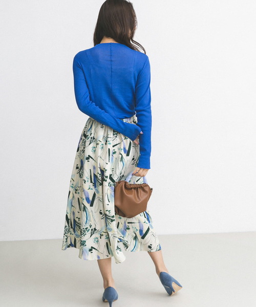 URBAN RESEARCH ROSSO(アーバンリサーチロッソ)の「アートプリントスカート(スカート・レディース・ブルー系その他/オレンジ系その他・FREE)」の21枚目の写真