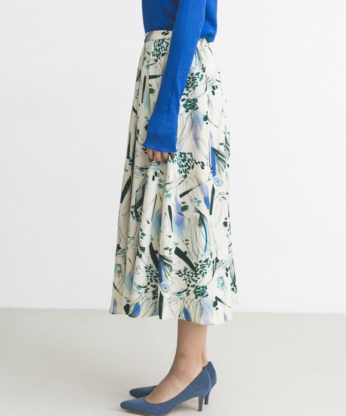 URBAN RESEARCH ROSSO(アーバンリサーチロッソ)の「アートプリントスカート(スカート・レディース・ブルー系その他/オレンジ系その他・FREE)」の15枚目の写真