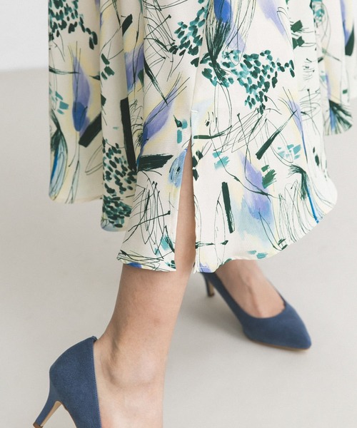 URBAN RESEARCH ROSSO(アーバンリサーチロッソ)の「アートプリントスカート(スカート・レディース・ブルー系その他/オレンジ系その他・FREE)」の8枚目の写真