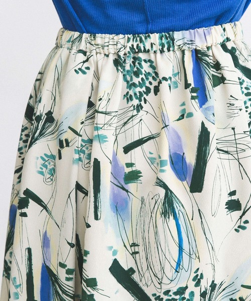 URBAN RESEARCH ROSSO(アーバンリサーチロッソ)の「アートプリントスカート(スカート・レディース・ブルー系その他/オレンジ系その他・FREE)」の22枚目の写真