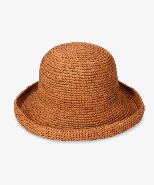 OVERRIDE（オーバーライド）の「OVERRIDE RAFFIA KOMA PLAIN SAILOUR（ハット・レディース・ブラウン/ナチュラル・M/57.5cm）」の15枚目の写真