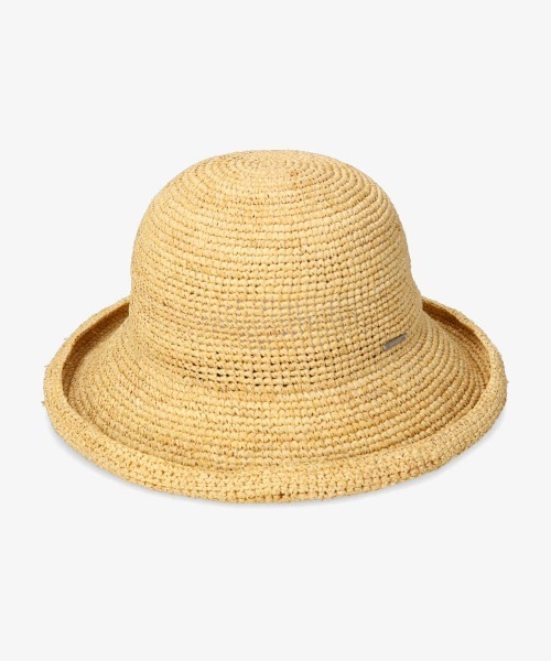 OVERRIDE（オーバーライド）の「OVERRIDE RAFFIA KOMA PLAIN SAILOUR（ハット・レディース・ブラウン/ナチュラル・M/57.5cm）」の10枚目の写真